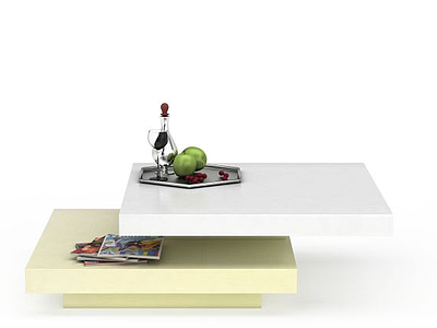 客厅创意桌几模型3d模型