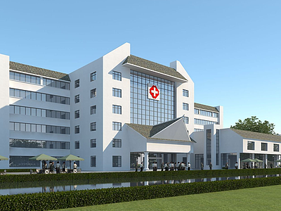3d医院模型