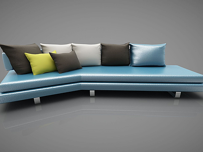 休闲沙发3d模型