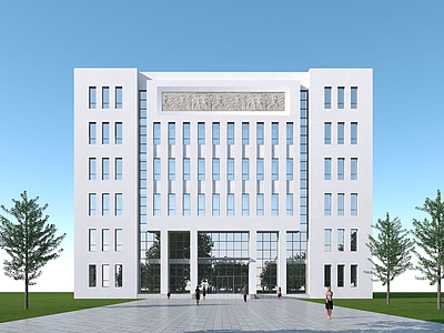 行政办公楼3d模型