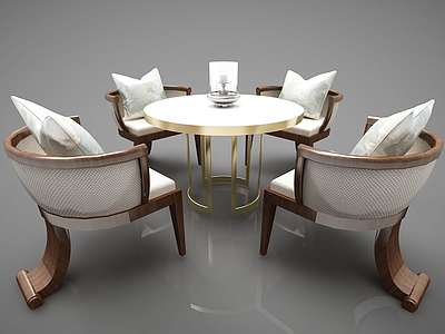 餐桌椅3d模型