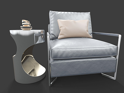 休闲沙发模型3d模型