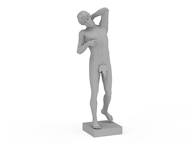裸体雕塑模型3d模型