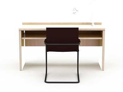 简易桌椅模型3d模型