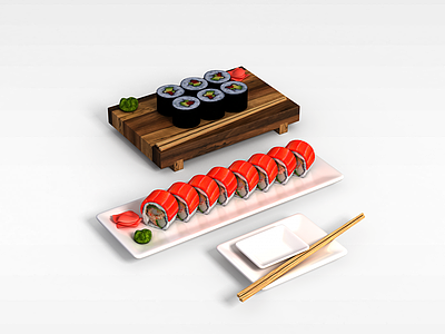 3d寿司模型
