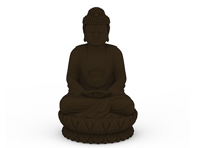 如来佛祖雕像模型3d模型