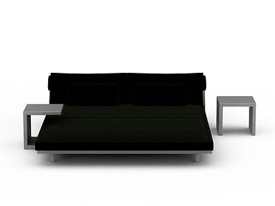 3d现代风格沙发床免费模型