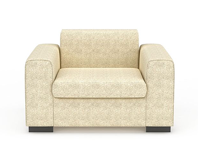 3d现代风格布艺沙发免费模型