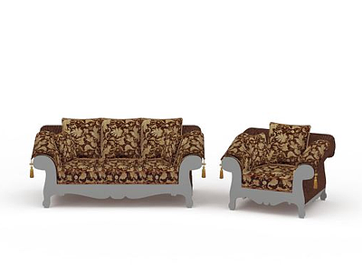 创意客厅沙发模型3d模型