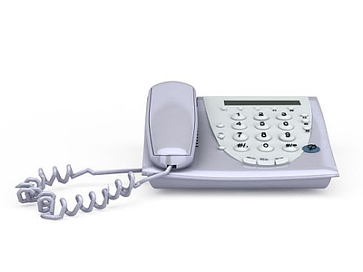 3d电话机免费模型