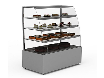 蛋糕柜模型3d模型