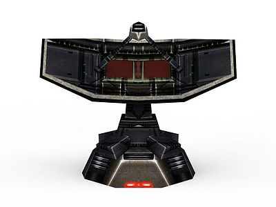 3d游戏炮塔模型