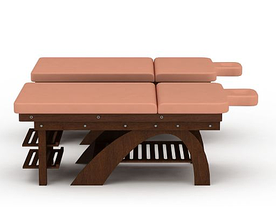 折叠躺椅模型3d模型
