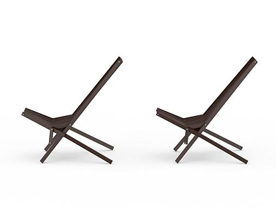 3d简易折叠椅子免费模型
