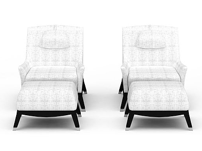 现代风格客厅椅子模型3d模型