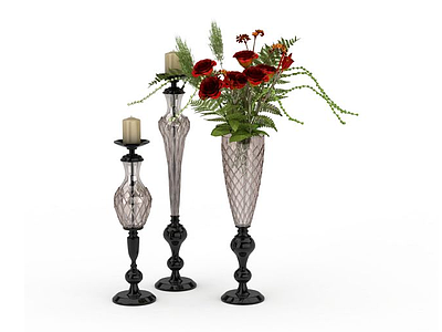 3d花瓶装饰模型