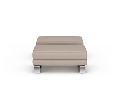 3d休闲沙发凳免费模型