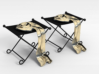 折叠椅子模型3d模型