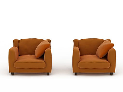 布艺沙发椅子模型3d模型