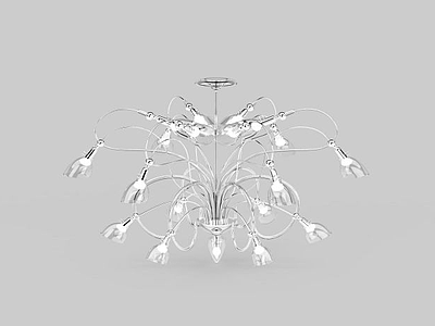 室内水晶灯模型3d模型