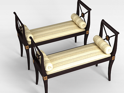 美式风格椅子模型3d模型
