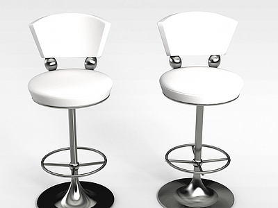 餐厅休闲椅子模型3d模型