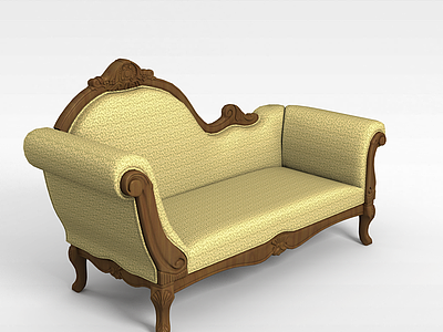 3d贵妃椅沙发模型