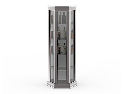 3d红酒柜模型