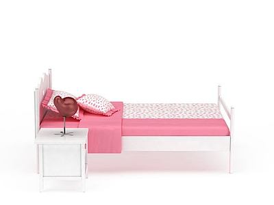 3d现代风格儿童床免费模型