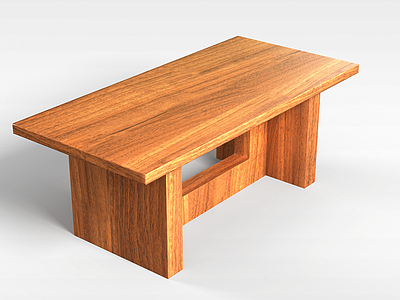 3d<font class='myIsRed'>木质餐桌</font>模型