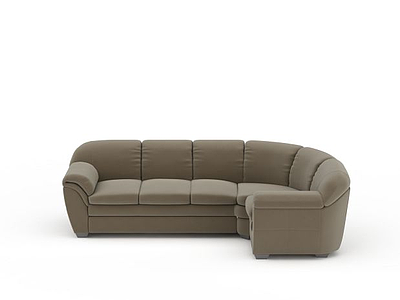 客厅u型沙发模型3d模型