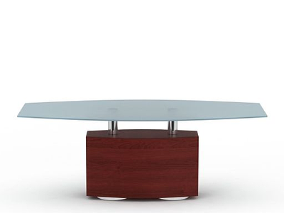 3d玻璃桌子模型