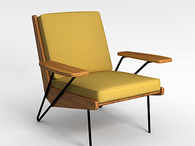 欧式舒适椅模型3d模型