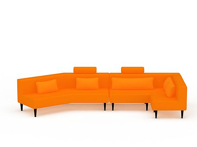 客厅简约沙发模型3d模型