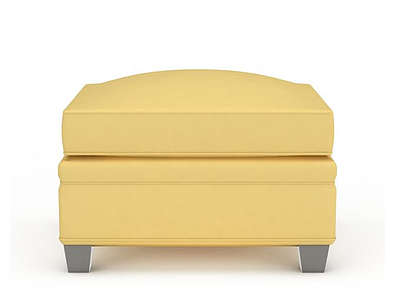 舒适沙发凳模型3d模型