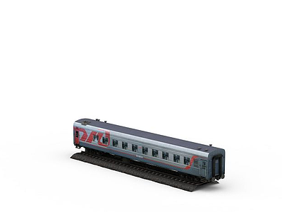3d<font class='myIsRed'>载客火车</font>模型