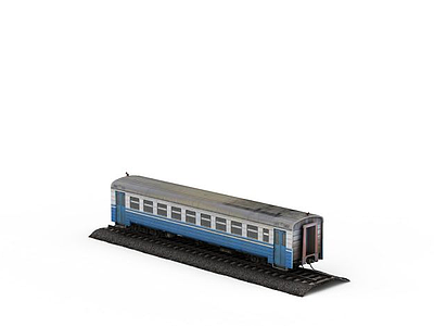 3d火车车厢模型