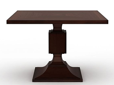 3d现代桌子模型