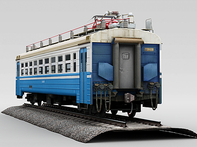 3d火车车厢模型