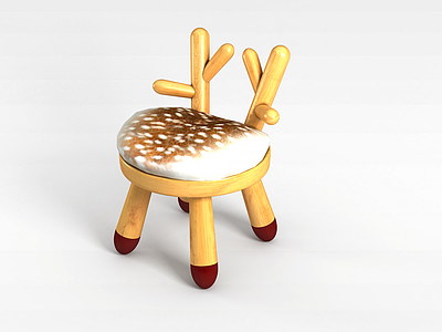 3d卡通椅子模型