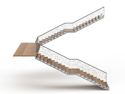 3d时尚楼梯免费模型