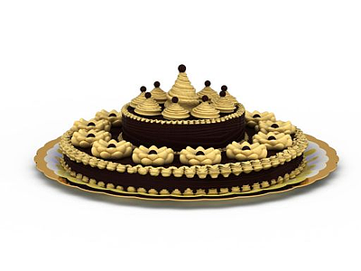 3d生日蛋糕模型