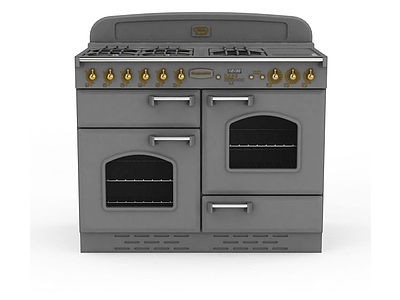 多功能烤箱模型3d模型
