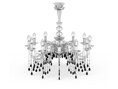 吊灯式蜡烛模型3d模型