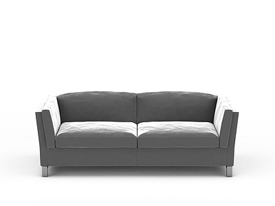 3d灰色沙发免费模型