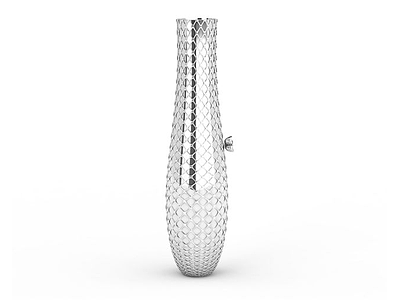 3d银质现代花瓶免费模型