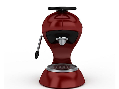 半自动咖啡机模型