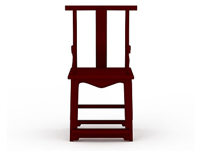3d<font class='myIsRed'>木质椅</font>子模型