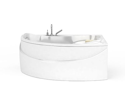 扇形洗手池模型3d模型