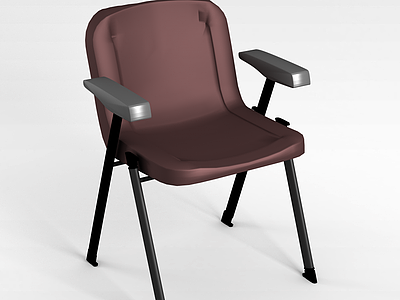 3d卡其色椅子模型
